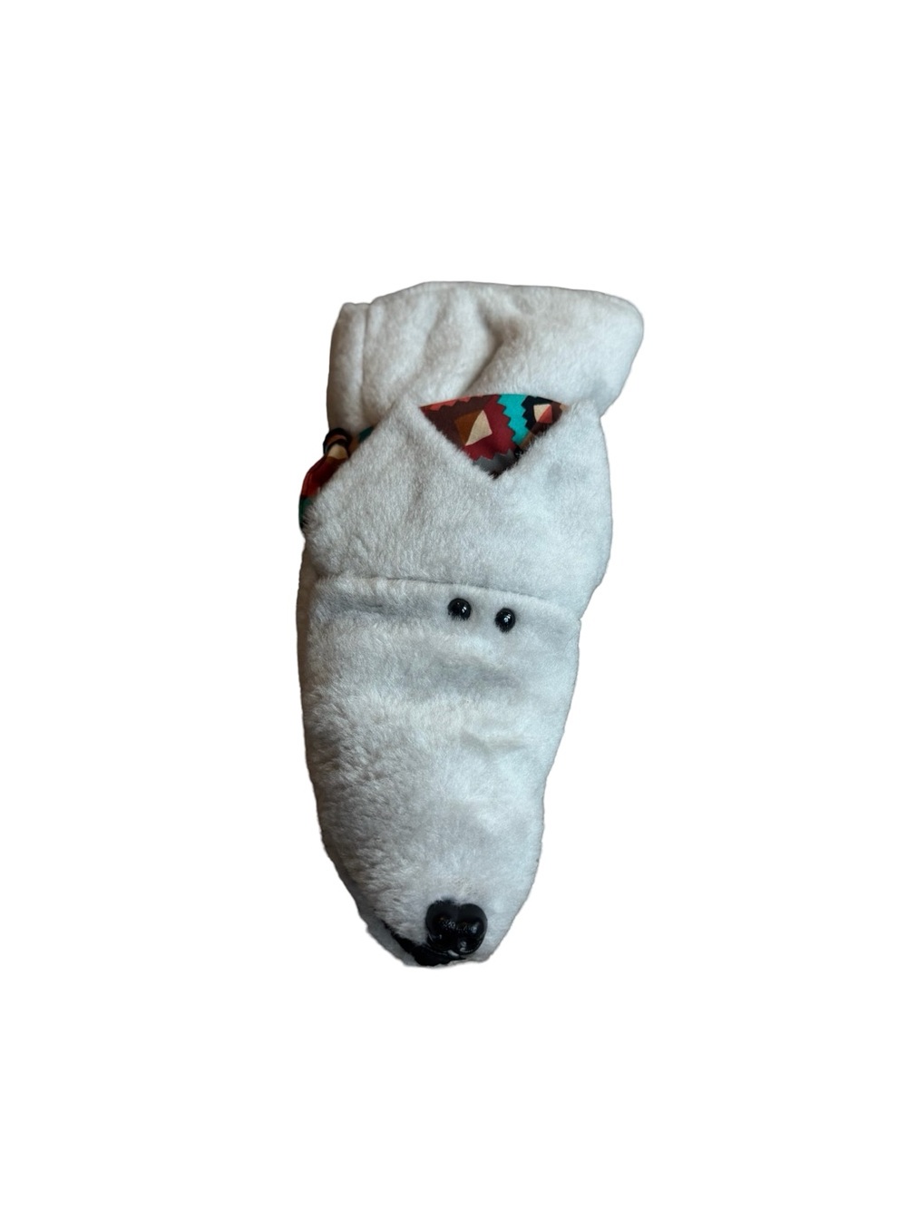 Nomad White Wolf Fairway Head Cover Aztec Print Golf Collectible Decorative